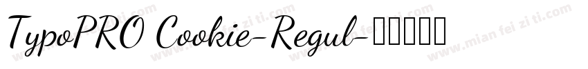 TypoPRO Cookie-Regul字体转换